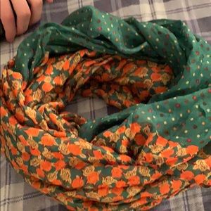 Floral Infinity scarves